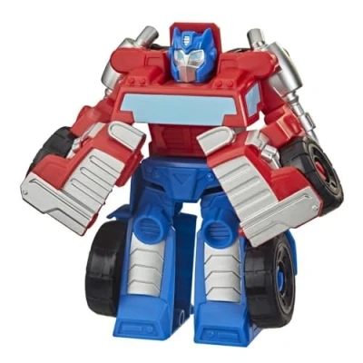 Image de Transformers Playskool Rescue Bots Academy Robot Secouriste Hot Rod de 12 cm Jouet Transformable 2 en 1