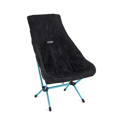 Image de Helinox High Back Seat Warmer for Chair Two Black Fleece Accessoire d&#039;extérieur