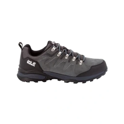 Image de Jack Wolfskin Refugio Texapore Chaussures de marche Grey black, Homme, Taille: 40, black Suède