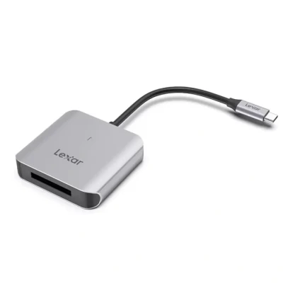 Image de Lexar LRW510U BNHNG lecteur de carte mémoire USB 3.2 Gen 2 (3.1 2) Type C Gris Neuf