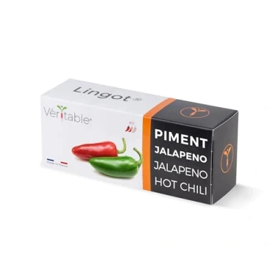 Image de Lingot® Piment Jalapeño Compatible Potager d&#039;Intérieur Véritable® et Exky® Recharge prête à l&#039;emploi Substrat avec Graines Intégrées…