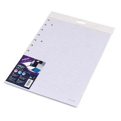 Image de Snopake Eligo Réf 15865 Recharge de papier pour agenda Blanc Format A4