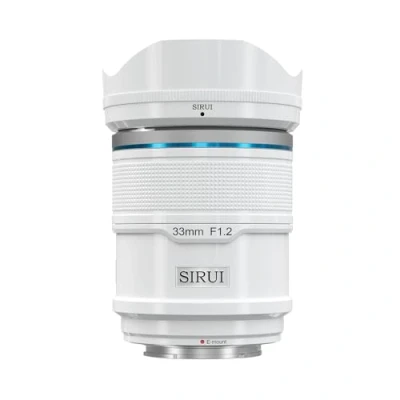 Image de SIRUI Sniper objectif autofocus 33 mm, grand angle F1.2 APS C pour A5 A6 A7 FX A9 ZV E Series (monture E, blanc)