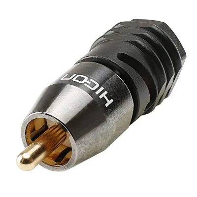 Image de Hicon HI CM0.8/3.7 SM Cinch/RCA mono noir, argent 1 pc(s)