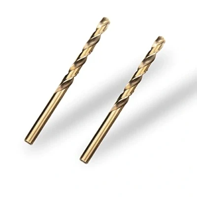 Image de Meccion HSS Co 2pcs 8.0mm Foret Hélicoïdal Professional Forets à Métaux en Acier Inoxydable, Standard DIN 338