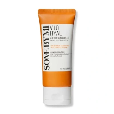 Image de SOME BY MI Écran solaire V10 Hyal Air Fit 1,69 oz, 50 ml coréen SPF avec large spectre OTC pour la protection UVA et UVB Pas de dominante blanche ni d&#039;irritation des yeux