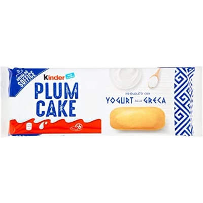 Image de Ferrero gâteau Plumcake pour enfants préparé avec du yaourt grec crémeux et un snack doux (6 x 32 g)