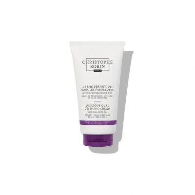 Image de Christophe Robin Luscious CURL Defining Cream WITH CHIA SEED OIL​ Soin des cheveux, Taille: 150 ml,