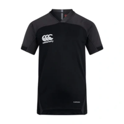 Image de Canterbury Vapodri Evader Maillot Rugby Mixte Enfant, Noir, FR : XL (Taille Fabricant 14)