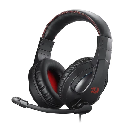 Image de Redragon H211 Cronus casque de jeu filaire blanc avec son surround stéréo, microphone antibruit, rétroéclairage RVB dynamique, pilotes 40 mm, supra auriculaire fonctionne pour PC/PS5/XBOX/NS