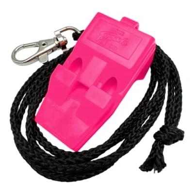 Image de ACME sifflet d&#039;urgence et de signalisation Tornado T2000 avec ruban (DG rose/rose vif)