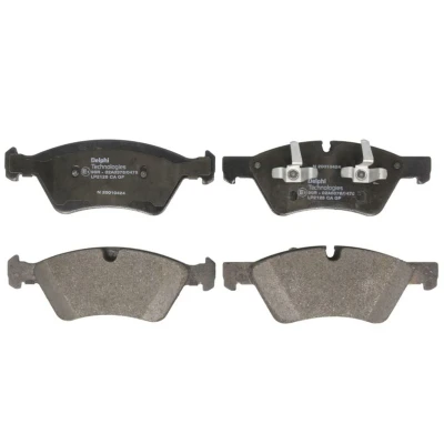 Image de DELPHI LP2125 Jeu de plaquettes frein préparé pour indicateur d&#039;usure avec tôle anti bruit sans accessoires MERCEDES BENZ: Classe ML, R, GL