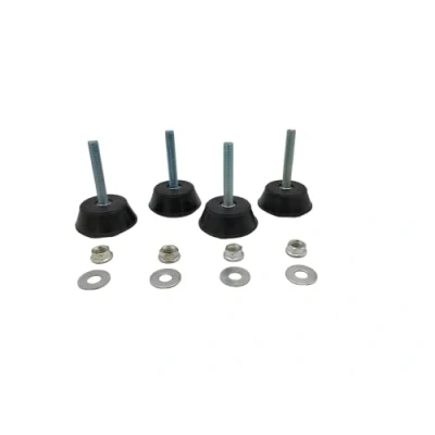 Image de RASMACOR Silentbloc pour plancher 4x caoutchouc de montage en l&#039;isolation des vibrations Silentblock machines, compresseurs d&#039;air et moteurs M8