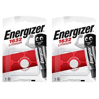 Image de ENERGIZER Lot de 2 piles au lithium CR1632 3 V