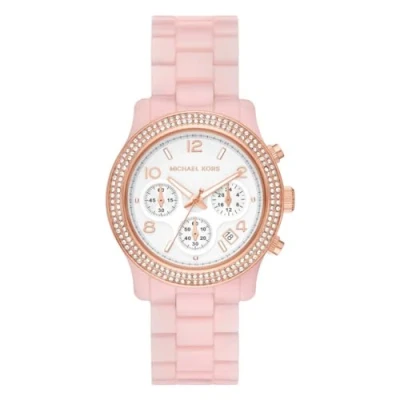Image de Michael Kors Watch Runway Montre à aiguilles Pink, Femme, Taille: One Size, Pink