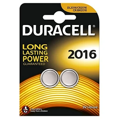 Image de Lot de 10 Piles DURACELL CR2016 5 Blister A 2 Lithium 3V