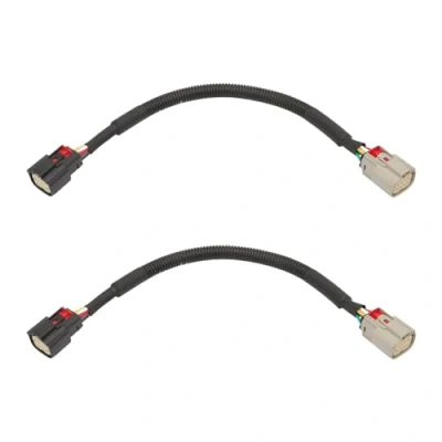 Image de Attisfiera Lot de 2 faisceaux câblage pour feu arrière à 8 broches Transit Mk6 Mk7 Mk8 partir 2014 1940131 Connecteur faisceau fils 4388140 1831334