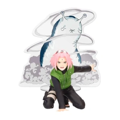 Image de Banpresto Sakura Haruno Figurine d&#039;action Naruto Shippuden Panneau Spectacle Special 9 cm, Multicolore, BP89268P