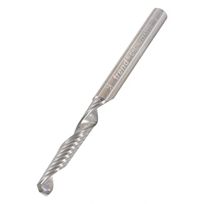 Image de Trend CNC O Flute Spirale Up Cut Routeur Fraise Fraise, Tige de 4 mm, Diamètre coupe mm et Longueur 28 Carbure tungstène massif, CNC/402X4STC