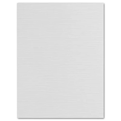 Image de FarbenFroh 50 feuilles de Papier simples avec structure en lin Format A5 Blanc brillant 240 g/m² 14,8 x 21 cm Feuille bricolage couleur Carton photo