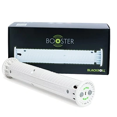 Image de BLACKROLL® Booster Vibration Core l&#039;original. (30cm). Massage Profond et Efficace par Vibrations avec contrôle de l&#039;intensité en continu