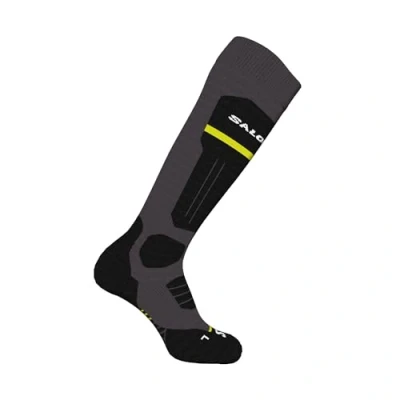 Image de Salomon Spark Chaussettes Unisexes, Légères, Confortables et Respirantes, pour la Randonnée Course à Pied Ski Snowboard, Noir, 5 1/2 7
