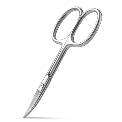 Image de BEZOX ciseaux à lame incurvée utilisés comme cuticules, ongles ou sourcils, de manucure professionnels en acier in