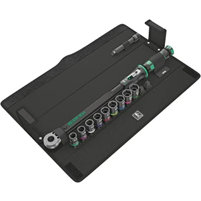 Image de Wera 05075681001 Click Torque C 3 Set 2 pour le vissage dans béton, 11 pièces