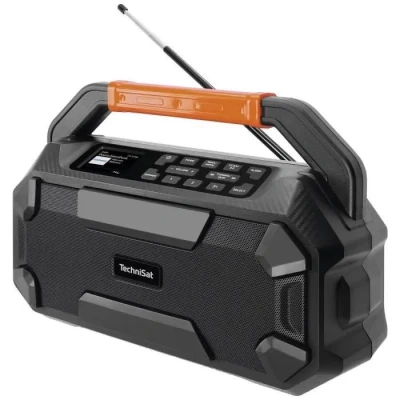 Image de TechniSat DIGITRADIO 231 OD Radio de chantier DAB, DAB+, FM AUX, Bluetooth fonction réveil, rechargeable noir