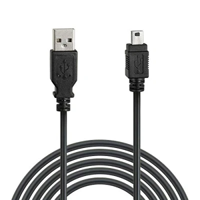 Image de Wicked Chili 3m Câble de Charge Compatible avec Dualshock PS3 Manette, Mini USB (Fonction and Play, 2.0 Haut débit) Connexion PlayStation3 USB, Noir