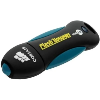 Image de Corsair Voyager V2 lecteur USB flash 128 Go Type A 3.2 Gen 1 (3.1 1) Noir, Bleu Neuf