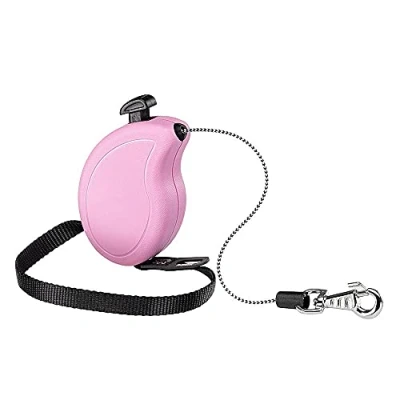 Image de Ferplast Laisse Chien Enrouleur Flippy One, pour Petits Chiens jusqu&#039;à 8 Kg. Cordon Extensible Max 3 m. Bouton Unique verrouiller et déverrouiller, Lilas