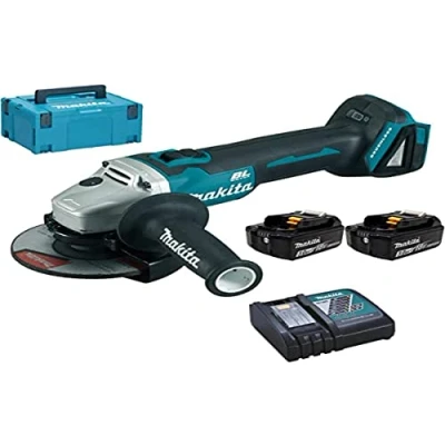 Image de Meuleuse d&#039;angle 18V LXT Ø125 mm (2x3,0 Ah) en MAKPAC MAKITA DGA504RFJ