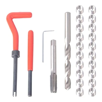 Image de DAYUAN kit de réparation filetage M9 x 1,25 mm, outils hélicoïdal, d&#039;insertion fil, ensemble d&#039;outils à main compatibles pour automobile