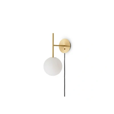 Image de Audo Copenhagen applique murale TR Bulb Suspended, laiton, verre