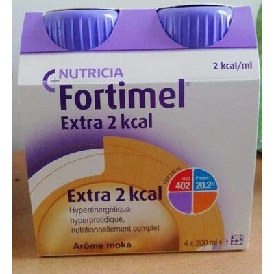 Image de Fortimel Extra 2 kcal, Dadfms, arôme moka, 200 ml x 4