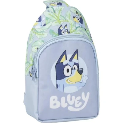 Image de Sac à dos épaule Bluey Couleur bleue 13x23x7cm Fabriqué en polyester bandoulière pour enfants avec poignées réglables Compartiment principal Produit Original Espagne