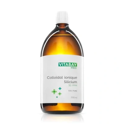 Image de Silicium colloïdal 50 PPM très concentré (pureté 99,99%) (500 ml)