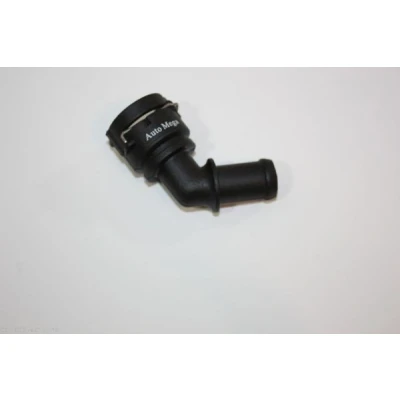 Image de AUTOMEGA 160058610 Bride Matière plastique avec joint d&#039;étanchéite VOLKSWAGEN: Golf 4, New Beetle 3/5 portes, Passat B6 Berline, AUDI: A3 portes