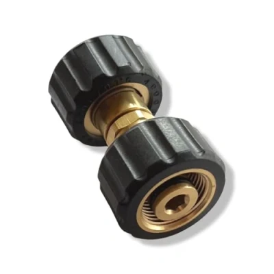 Image de M&amp;M Smartek Raccord de tuyau M22 IG (filetage intérieur) 6 cm long Compatible avec les nettoyeurs haute pression Kärcher K HD HDS et Kränzle jusqu&#039;à 275 bar / 93 C