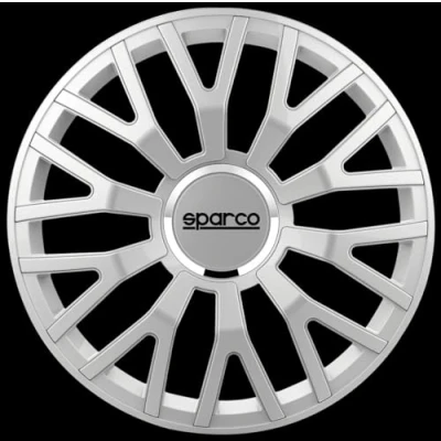 Image de SPARCO SPC1310SV Enjoliveur Leggera, Argent, Set de 4, 13&quot;