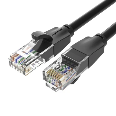 Image de Vention IBEBL câble de réseau Noir 10 m Cat6 U/UTP (UTP) Neuf