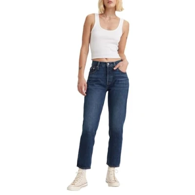 Image de Levi&#039;s 501 Crop Jeans Femme, Up We Go No DX, 26W / 26L