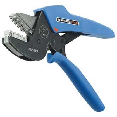 Image de Pince à sertir embouts de câbles FACOM 985895 Longueur 210 mm Matrices en inox