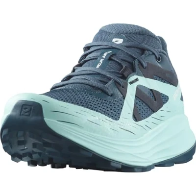 Image de Salomon Ultra FLOW GTX Chaussures de running, Femme, Taille: 43 1/3, Deep dive/tanager turquoise/carbon Tissu / matière synthétique