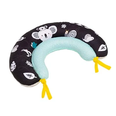 Image de Taf Toys 2 in 1 Tummy Time Developmental Pillow. Multi use Super Soft Comfy Newborn Baby Nursery Support Helps Strengthen Baby&#039;s Core &amp; Neck Muscles. Suitable for Boys Girls from Birth