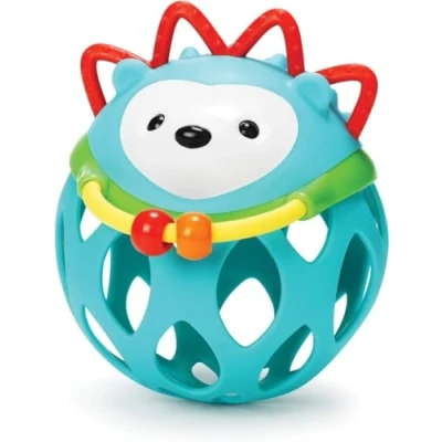 Image de Skip Hop Hochet Bébé Hérisson Jeu d&#039;Éveil 3 Mois Anneaux Dentition Dextérité Main Activité Sensorielle 1er Age Facile à Saisir Caoutchouc pour la &amp; Perles Colorées Sans BPA