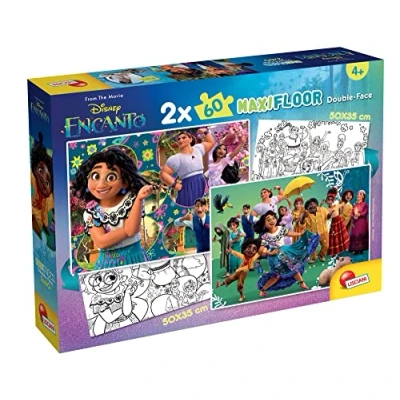 Image de Lisciani Giochi DF Maxifloor, 98163, Disney Puzzle Double Face 2 x 60 pièces Encanto, Moyen