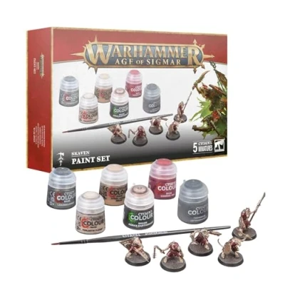 Image de Games Workshop Warhammer Age of Sigmar Skaven + kit de peinture (3e édition 2024)