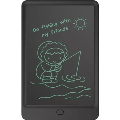 Image de Tablette Graphique de Dessin numérique. Denver LWT 10510NOIR. Tableau Blanc numérique pour Enfants. Écran LCD Sensible à la Pression du Stylet 10,5 Pouces.